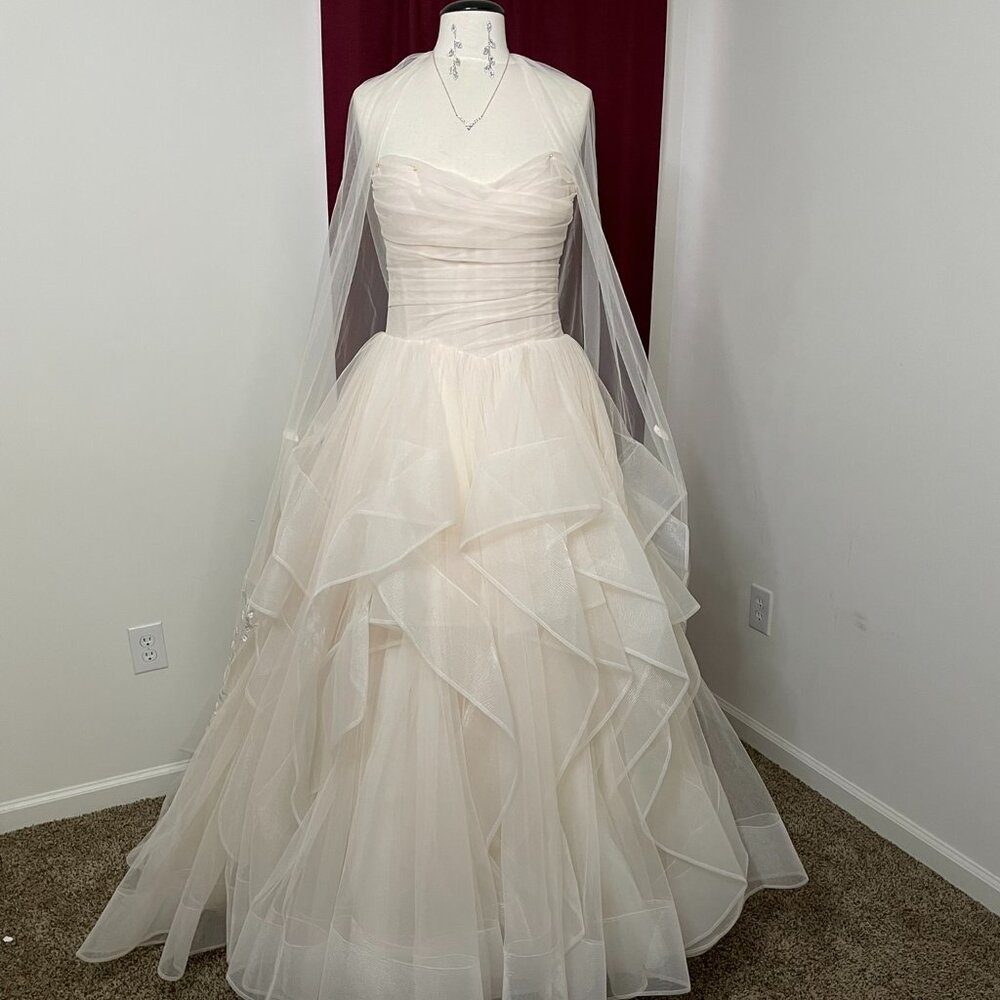 Champagne Wedding Dress - Worn Once, in immaculate condition!